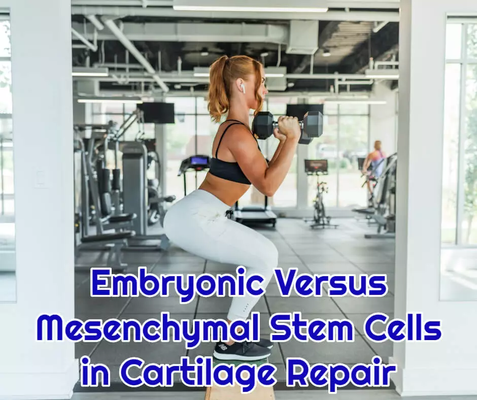 Embryonic versus mesenchymal stem cells in cartilage repair
